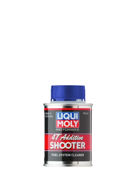 Liqui Moly Motorbike 4T Additive Shooter (80 ml): Aditivo limpiador de inyectores y carburador para motores de 4 tiempos.