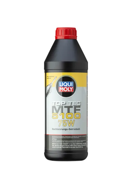Liqui Moly Top Tec MTF 5100 75W 1L - Fluido sintético de alto rendimiento para cajas manuales.