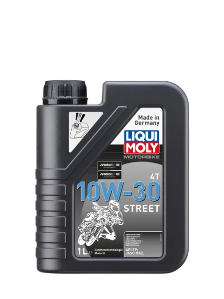 Aceite para moto Liqui Moly 4T 10W-30 Street envase de 1 litro