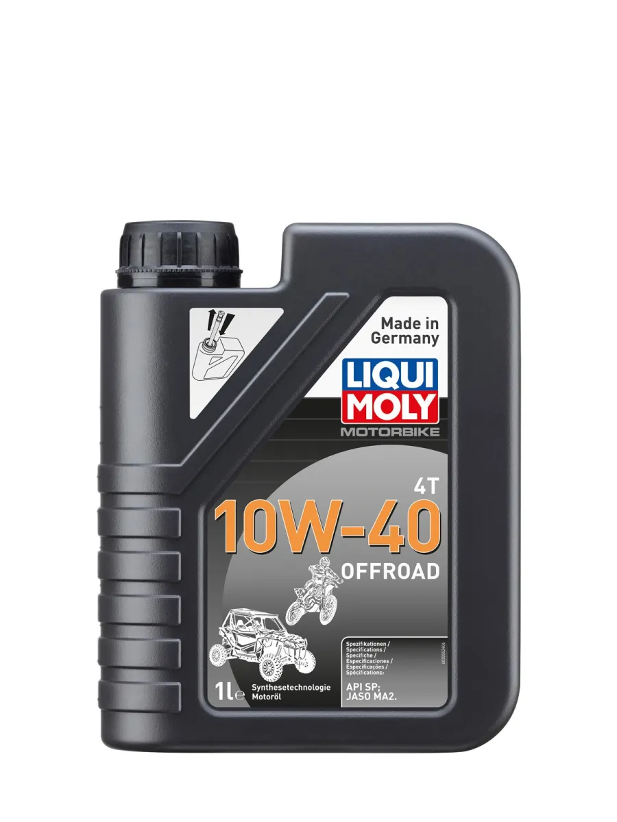 Liqui Moly Motorbike 4T 10W-40 Offroad (1L) - Lubricación y máxima protección para motocross, enduro y ATV.