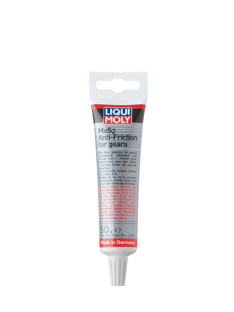 Aditivo Antifricción MoS2 para Transmisiones Liqui Moly 50g para transmisión manual y diferencial.