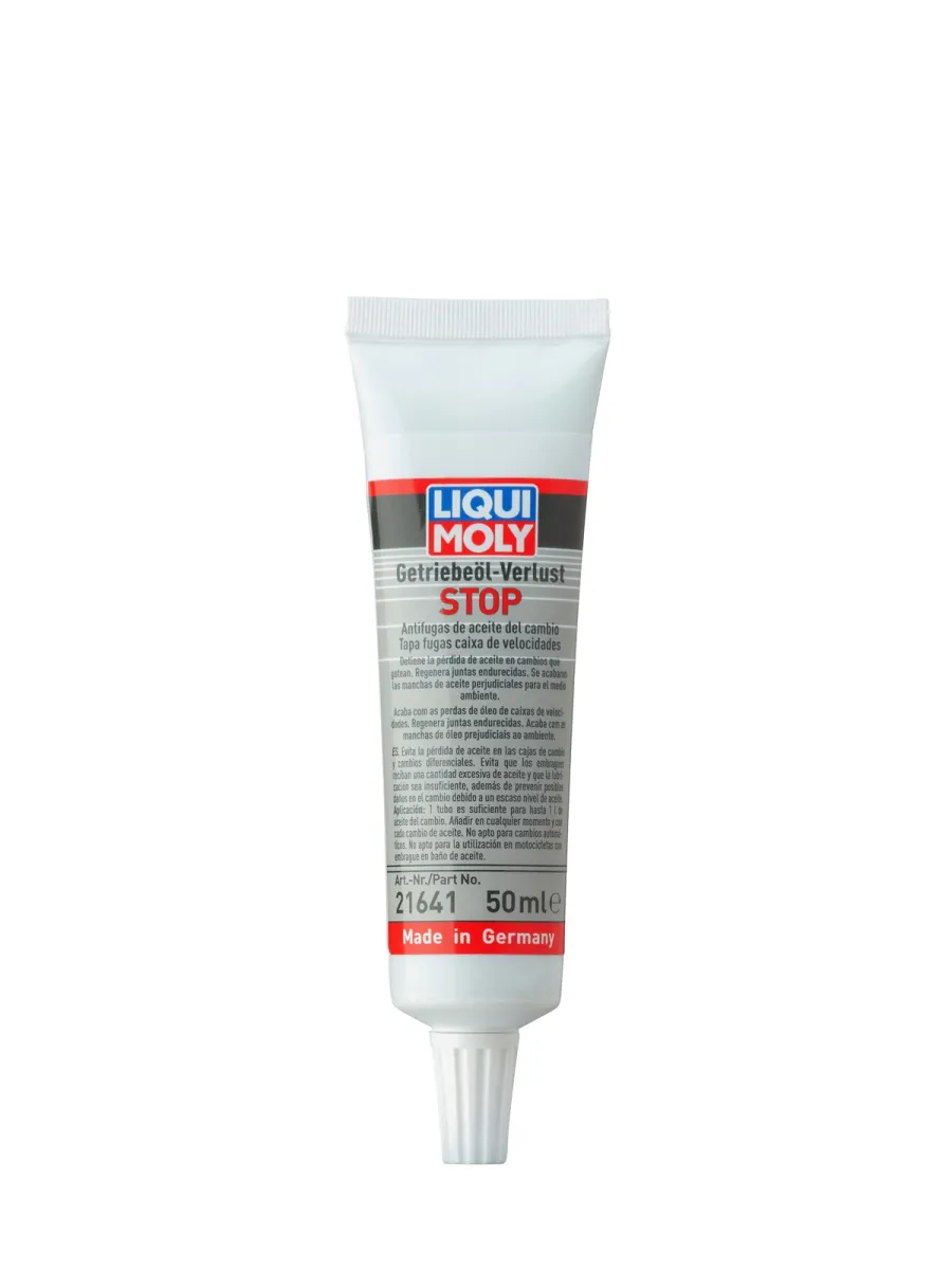 Liqui Moly Tapafugas para Caja de Cambios (50 ml) - Aditivo para detener fugas de aceite en cajas mecánicas.
