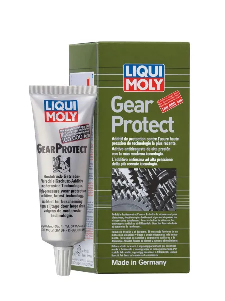 Liqui Moly Gear Protect Protector de Engranajes: Aditivo sintético antidesgaste para transmisiones manuales y diferenciales