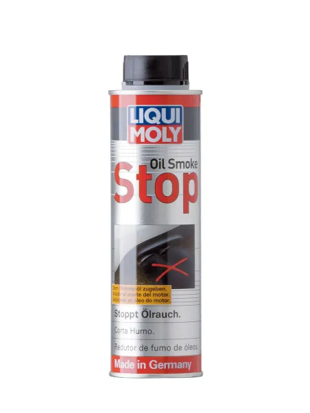 Liqui Moly Oil Smoke Stop de 300ml: Aditivo estabilizador de viscosidad para eliminar el humo azul del escape.