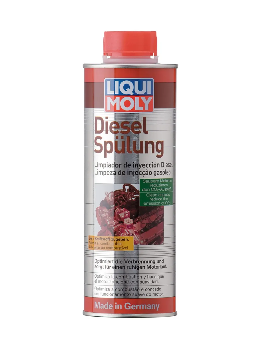 Limpiador de Inyección Diésel Liqui Moly 500ml - Aditivo para limpieza profunda de inyectores diésel.