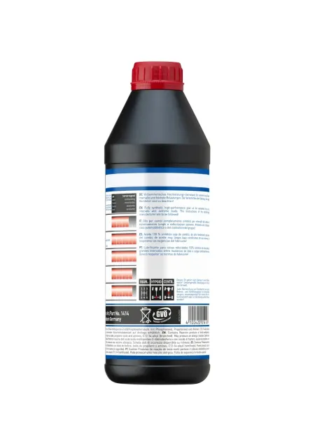 Aceite sintético Liqui Moly SAE 75W-90 API GL5 para cajas de cambio manuales y diferenciales. 2