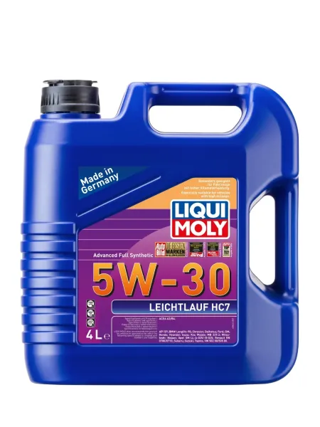 Aceite de motor sintético Aceite 5W-30 Leichtlauf HC7 Liqui Moly (Envase de 4L).