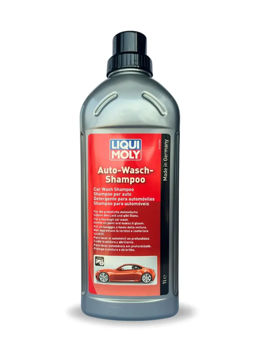Limpiador para Auto de alta concentración Liqui Moly para lavado seguro y brillo en carrocerías.