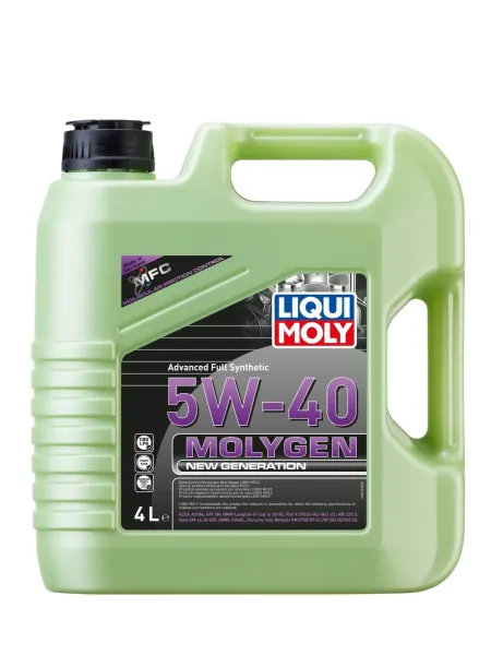 Aceite Sintético de Motor Liqui Moly Molygen New Generation 5W-40 (Envase de 4 Litros)